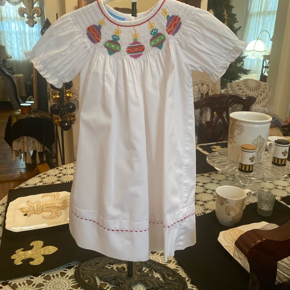 Anavini Smocked Infant Girls Dress size 18 months - Picture 6 of 16